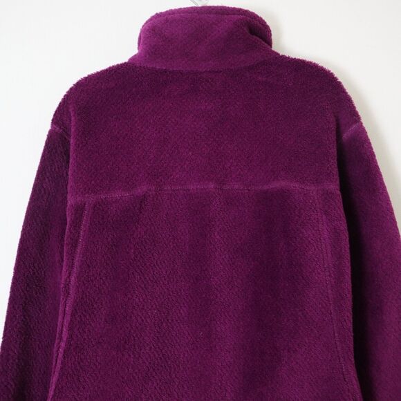 Patagonia Size M Re-Tool Snap-T Pullover Fleece Sweatshirt Mock Neck Plum Purple - Picture 9 of 10